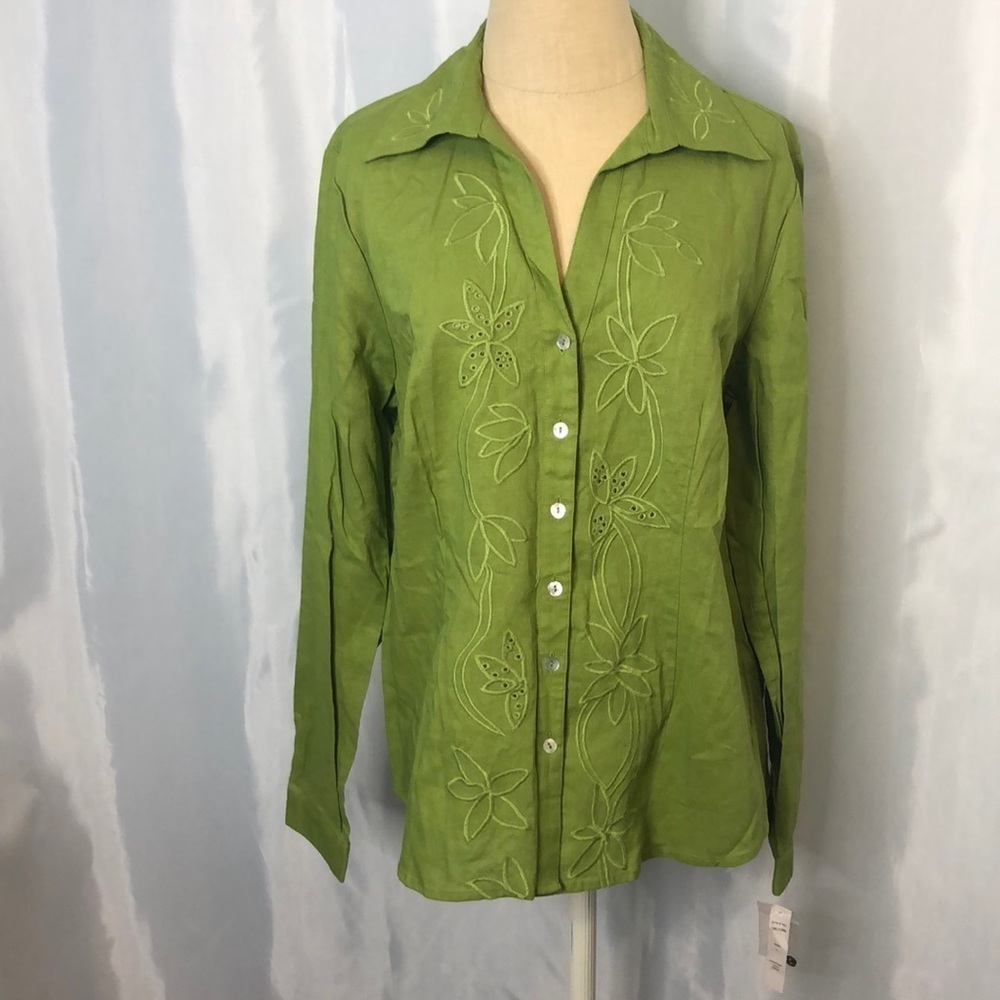 Saint Tropez West  Women’s Long Sleeve Top Size L